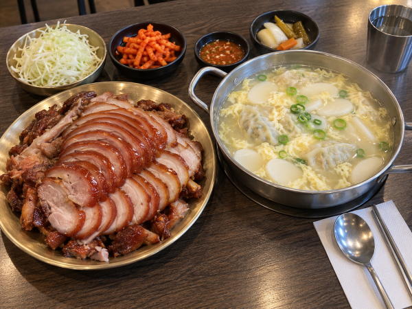 오향족발과 떡만두국