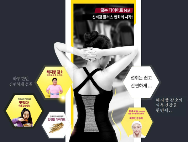 다이어트 보조제 신비감 플러스 효과